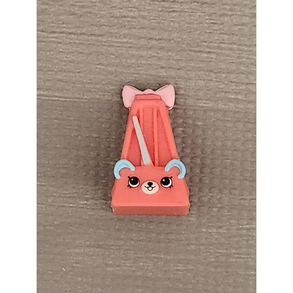 Shopkins Happy Places Petkins Pink Metronome Bear Face Musical Instrument Toy
